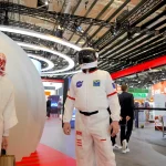 Kulturelle Vorführung am Brasilien-Stand in Halle